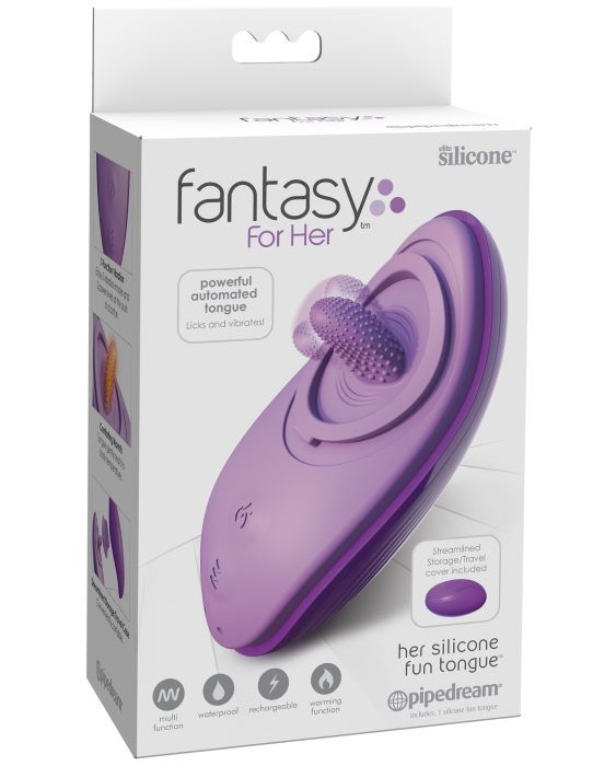 Вибратор язык Fantasy For Her - Her Silicone Fun Tongue от Pipedream