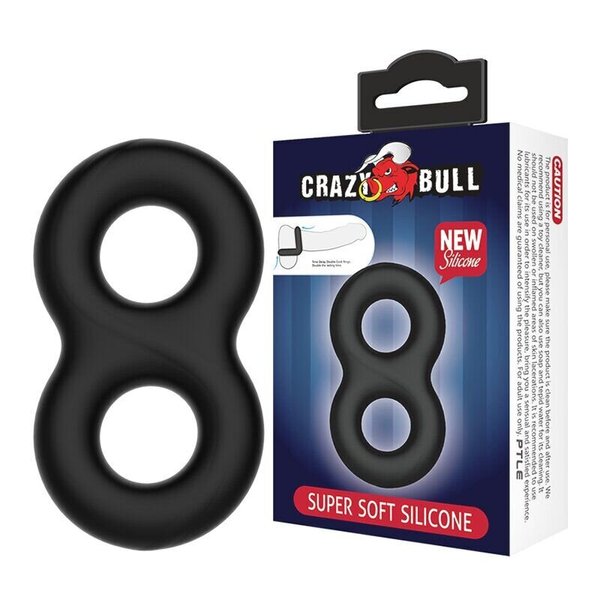 Эрекционное кольцо Crazy Bull SUPER SOFT DOUBLE II