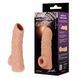 Насадка Kokos Nude Sleeve NS 001-M &mdash; потовщення пеніса, відкрита голівка