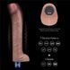 Вібратор Lovetoy Real Softee 11 Platinum Silicone, коричневий, Коричневий