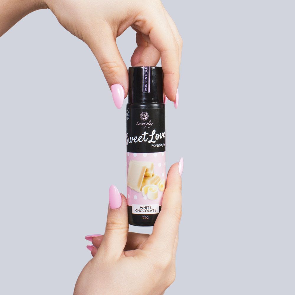 Гель для орального сексу Secret Play - Sweet Love White chocolate Gel, 60 ml, 60 ml, Білий шоколад