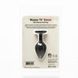Анальная пробка Roses Til' Dawn Silicone Anal Plug Medium, черная, Черный