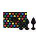 Набір силіконових анальних пробок FeelzToys - Bibi Butt Plug Set 3 pcs Black, Черный