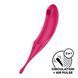 Вібратор для клітора із вакуумною стимуляцією Satisfyer Twirling Pro Red, Червоний
