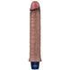Вібратор Lovetoy Real Softee 9.5 Platinum Silicone, коричневий, Коричневий