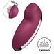 Вибростимулятор-пульсатор Satisfyer Tap & Climax 2 Red, эффект постукивания пальцем, Бордовый