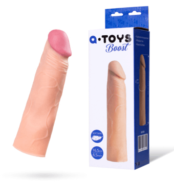 Насадка на пенис Toyfa A-Toys SoftSkin