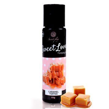 Гель для орального сексу Secret Play - Sweet Love Caramel Toffee Gel, 60 ml, 60 ml, Іриска