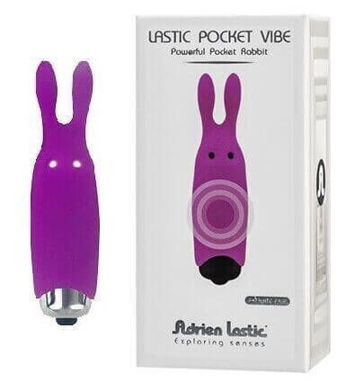 Міні Вібратор Adrien Lastic - Pocket Rabbit Purple