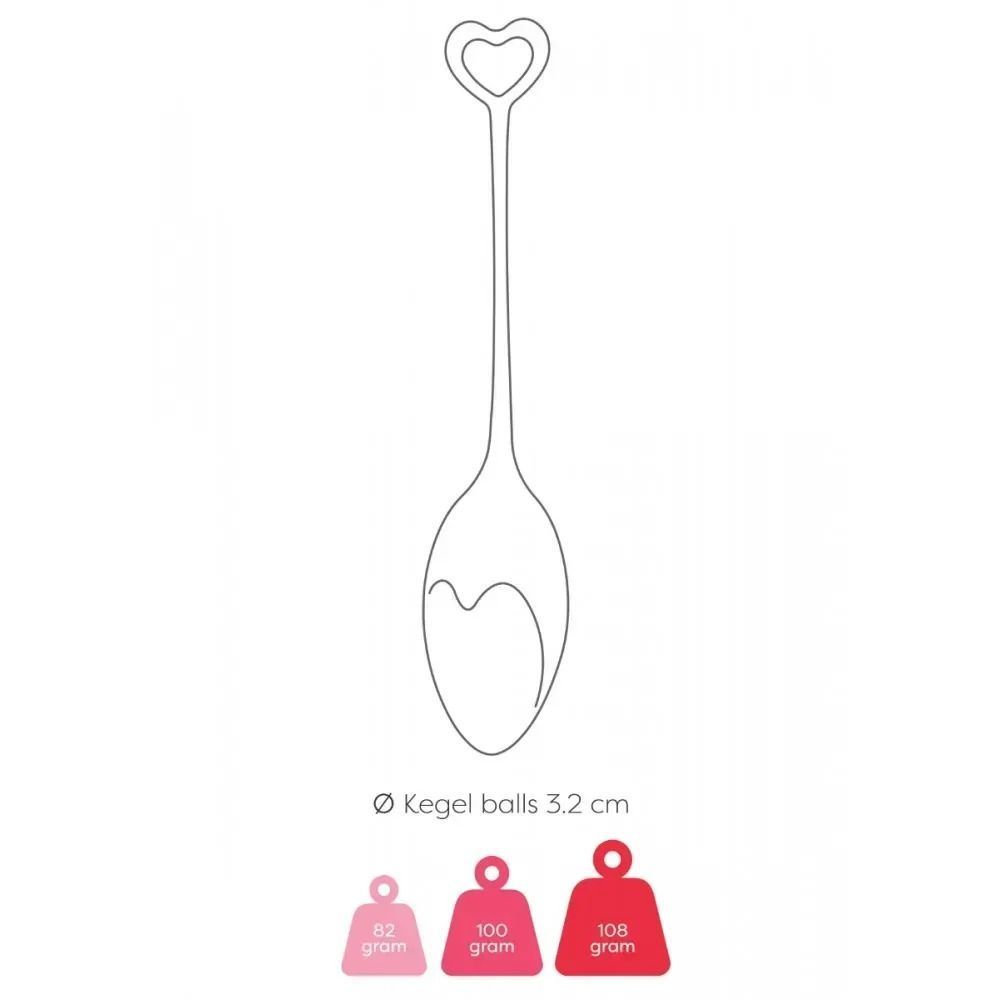 Набір вагінальних кульок Mae B Pelvic Floor Exercise Kegel Balls - Red