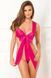 Боди Unwrap Me Satin Bow Teddy, розовое