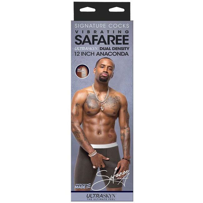 Фаллос-вибратор Safaree Samuels 12 Inch Cock - ULTRASKYN