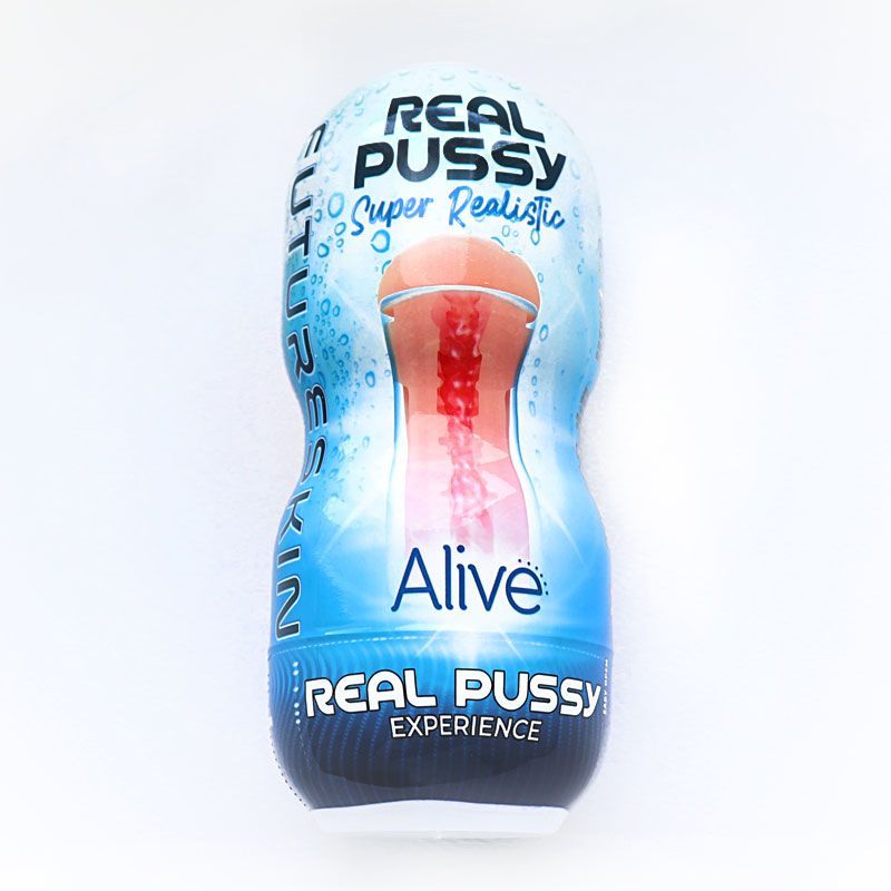 Мастурбатор вагіна в колбі Alive Super Realistic Vagina