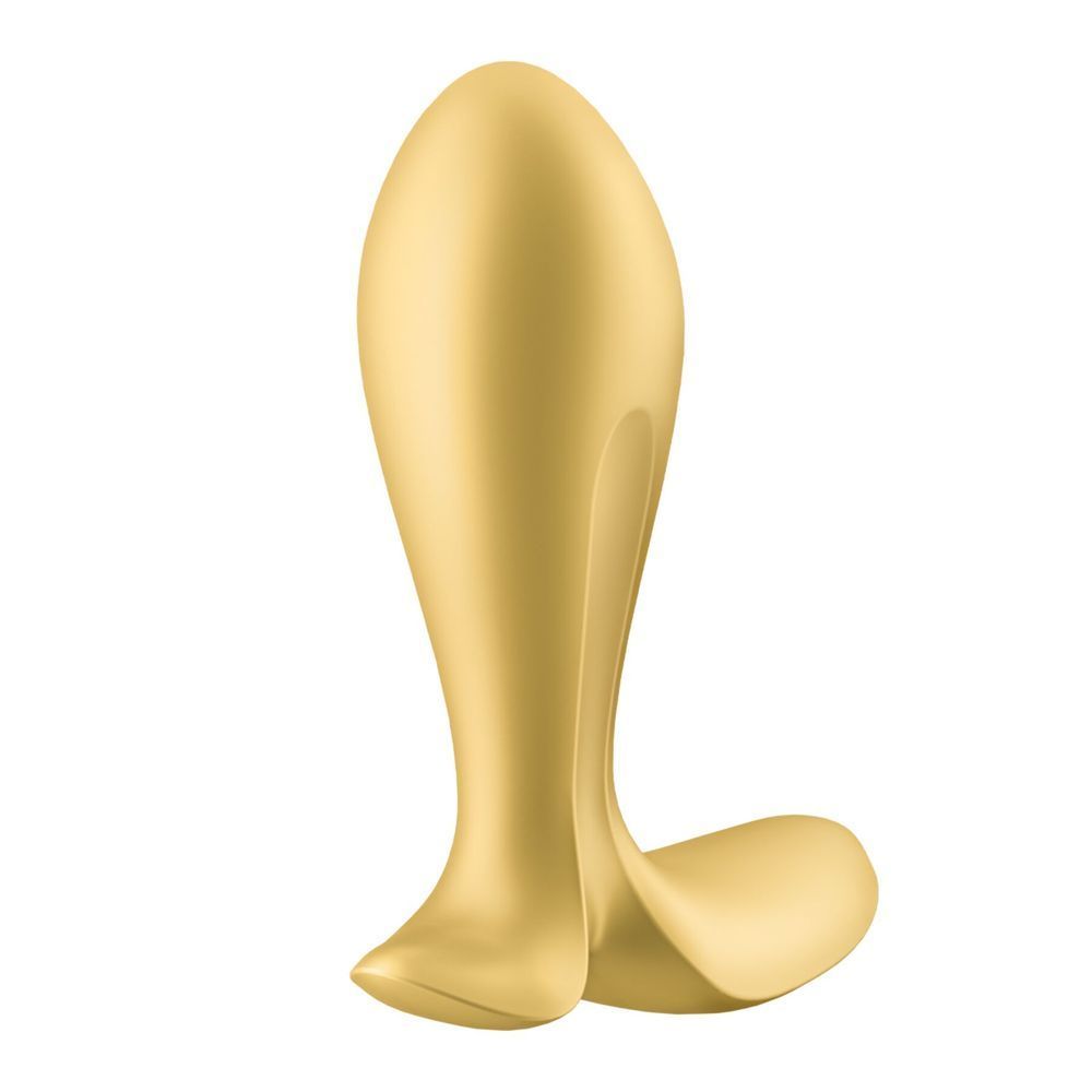 Анальна смарт-пробка із вібрацією Satisfyer Intensity Plug Gold, Золотий