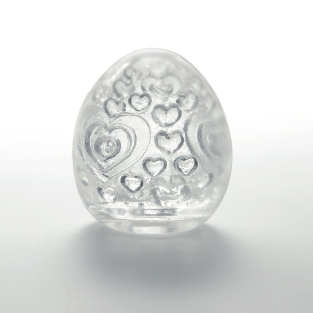Мастурбатор яйце Tenga Egg Lovers (Сердечки), Прозрачный