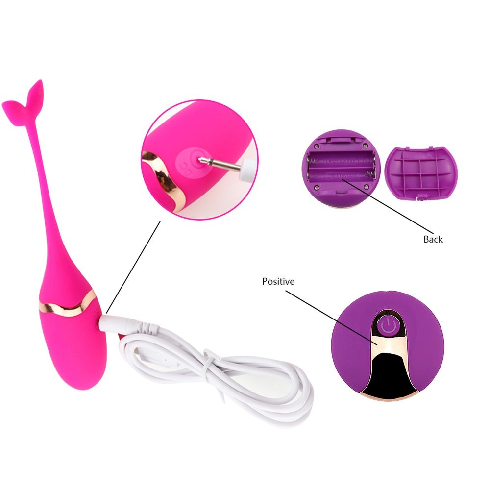 Виброяйцо с пультом управления Vibratong egg (pink) USB