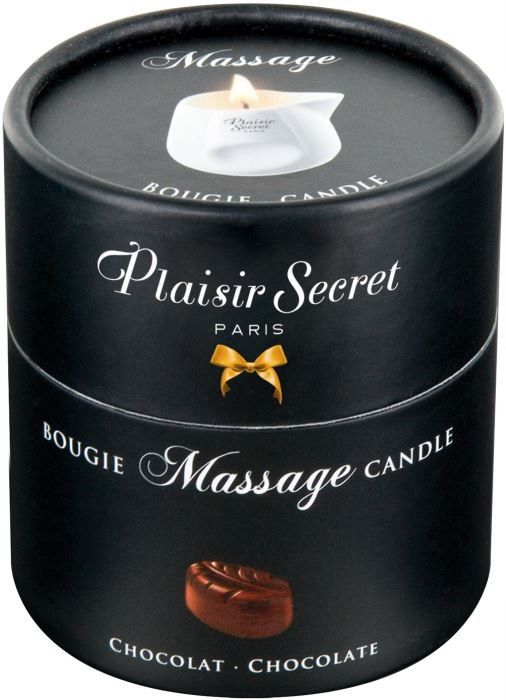 Масажна свічка Plaisirs Secrets Chocolate, 80 мл