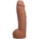 Фалоімітатор Doc Johnson The Realistic Cock ULTRASKYN - 12 Inch Hung with Balls Caramel, Коричневий