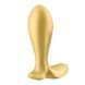 Анальна смарт-пробка із вібрацією Satisfyer Intensity Plug Gold, Золотий