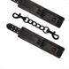 ФІКСАТОРИ ДЛЯ РУК BONDAGE FETISH PLEASURE HANDCUFFS, ЧОРНІ
