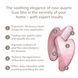 Масажер-скребок гуаша із рожевого кварцу GESKE SmartAppGuided Rose Quartz Gua Sha 5в1, Рожевий