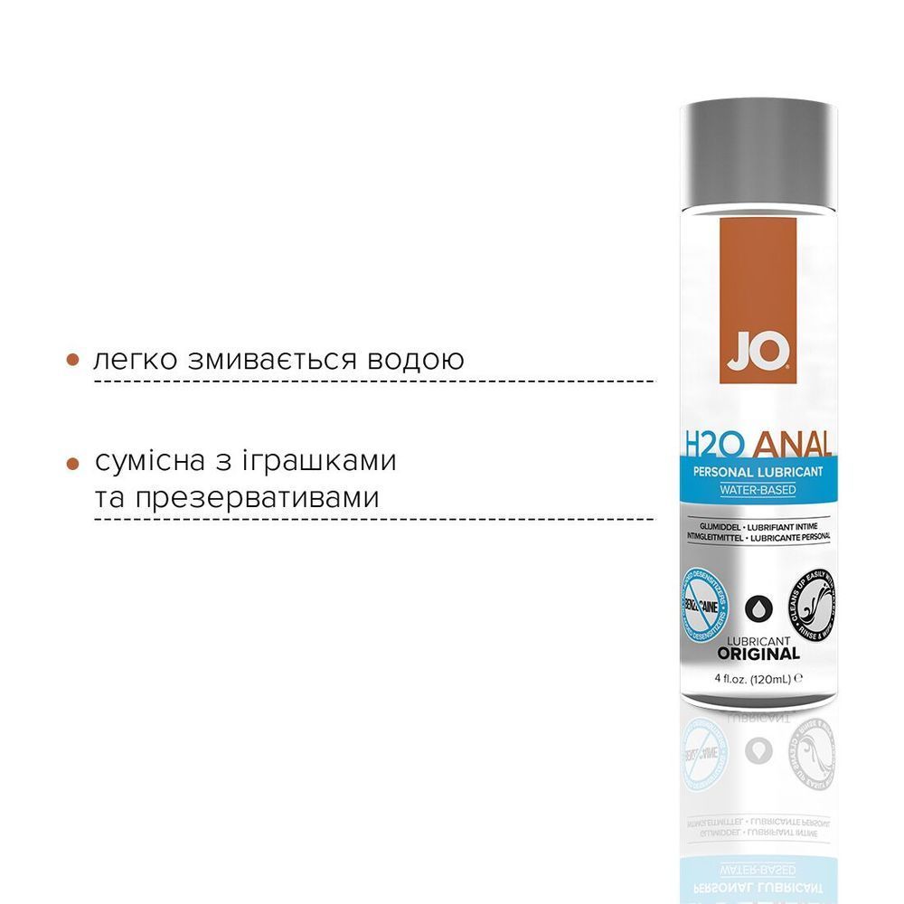 Комплект System JO GWP &mdash; ANAL H2O Lubricant 120 мл + Misting Toy Cleaner 120 мл