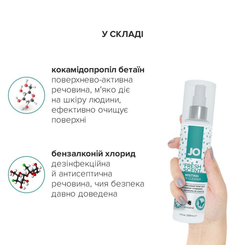 Комплект System JO GWP &mdash; ANAL H2O Lubricant 120 мл + Misting Toy Cleaner 120 мл