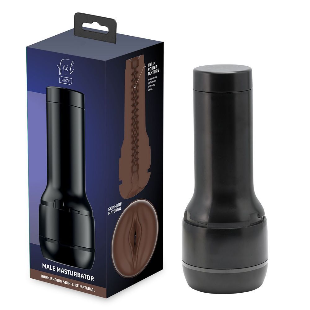 Мастурбатор-вагіна Kiiroo Feel Stroker Dark Brown для секс-машини Kiiroo Keon, Коричневий