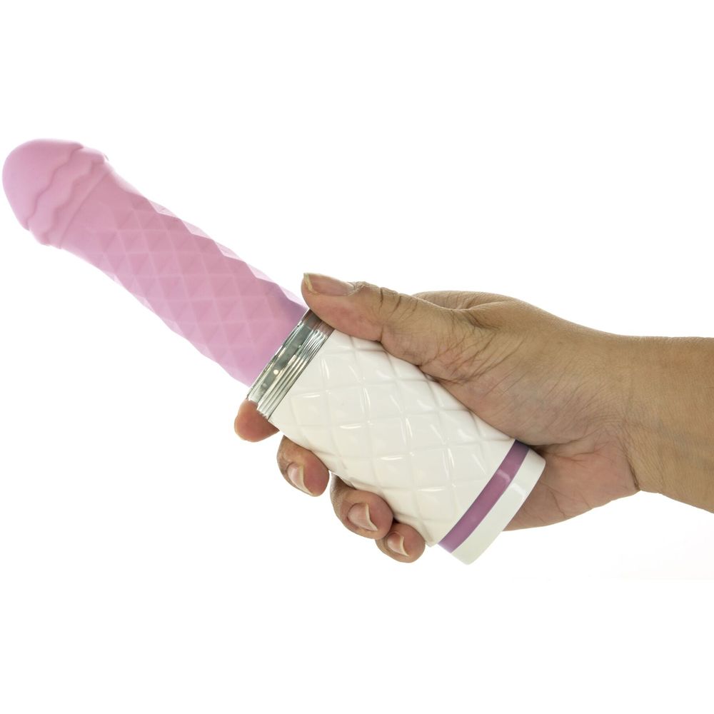 Розкішний вібратор-пульсатор із присоскою Pillow Talk - Feisty Thrusting Vibrator Pink