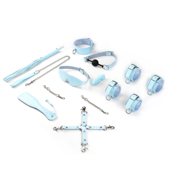 Бондажный набор Liebe Seele Macaron Beginner's Bondage Kit 9pcs, голубой