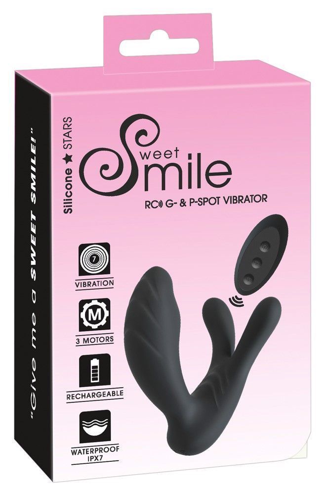 Вибратор Вибратор для точек G и P Smile RC G-&P-Spot, Черный