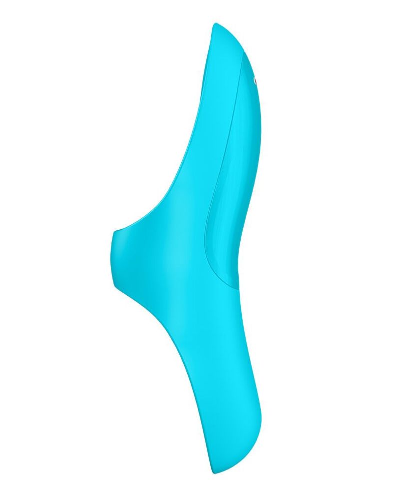 Вибратор клиторальный на палец Satisfyer Teaser Light Blue (перезаряжаемый)