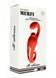 Вібратор - Merfi, 10 Vibration Functions, 10 Frequency Tongue Licking USB, Червоний