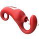 Вібратор - Merfi, 10 Vibration Functions, 10 Frequency Tongue Licking USB, Червоний