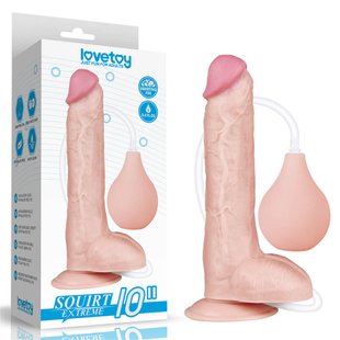 Фалоімітатор Squirt Extreme Dildo Flesh 10