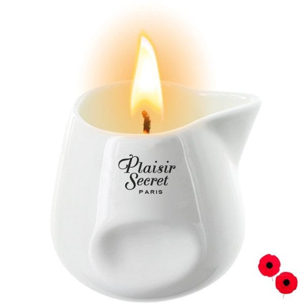 Масажна свічка Plaisirs Secrets Poppy, 80 мл