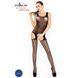 Бодістокінг Passion BS029 black, комбінезон, імітація панчох та пояса