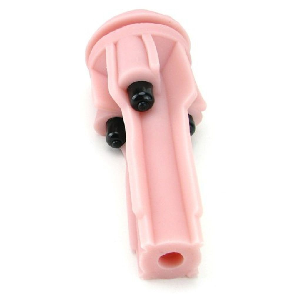 Мастурбатор з вібрацією в зручній колбі Fleshlight Vibro Pink Lady Touch, тілесний