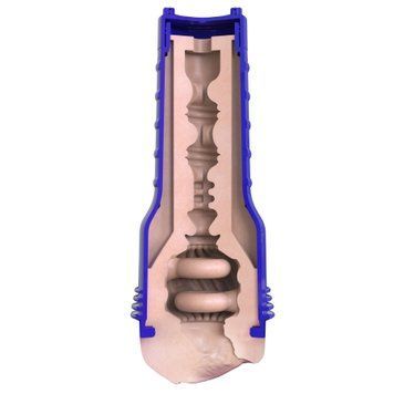 Мастурбатор-вагіна Fleshlight Boost Bang, плаваючі кільця Turbo Tech, тілесний