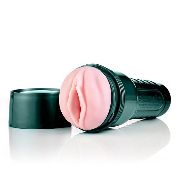 Мастурбатор з вібрацією в зручній колбі Fleshlight Vibro Pink Lady Touch, тілесний