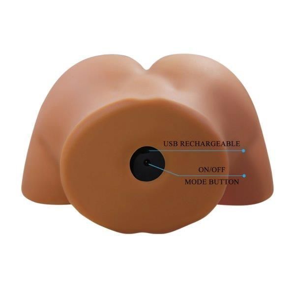Мастурбатор - Crazy Bull Geriann Full-Size Realistic Masturbator, Светло-коричневый