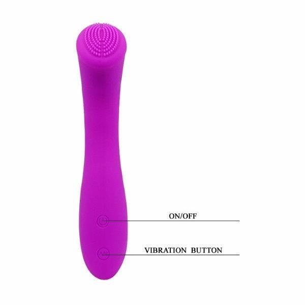 Вибратор для точки G Pretty Love LEN, USB 30 Function, Фиолетовый