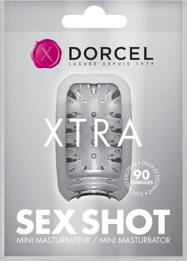 Покет-мастурбатор Dorcel Sex Shot Xtra, Прозрачный