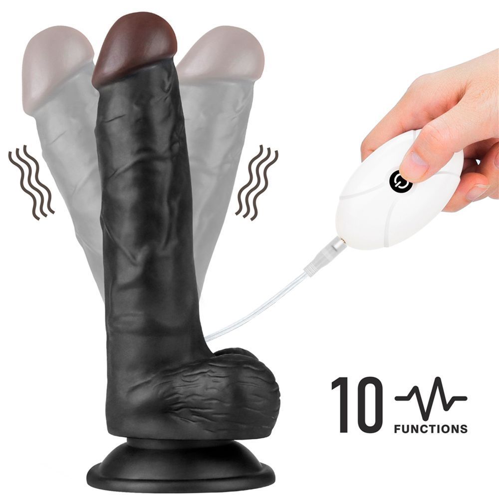 Страпон - Ingen Vibrating Easy Strap-On Set 7.5" Black
