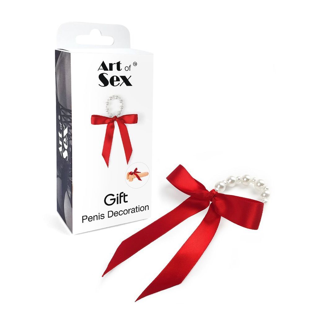 Прикраса на пеніс з перлами "Подарунок" Art of Sex - Gift