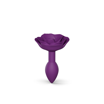 Силіконовий анальний затор Love To Love OPEN ROSES S SIZE - PURPLE RAIN, Фіолетовий