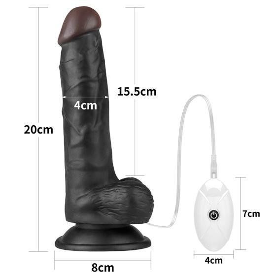 Страпон - Ingen Vibrating Easy Strap-On Set 7.5" Black