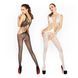 Бодістокінг Passion BS030 black, комбінезон, імітація топу та легінсів